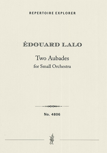 2 Aubades   for small orchestra  study score