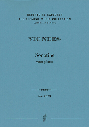 Sonatine for solo piano (first print)  The Flemish Music Collection  Performance Score