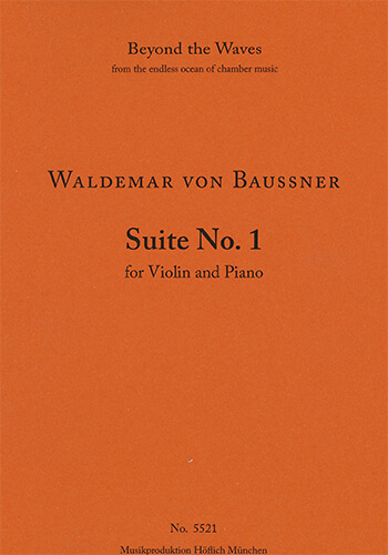 Suite No. 1 for violin & piano (2 performance scores)  Strings with piano  Piano score & solo violin
