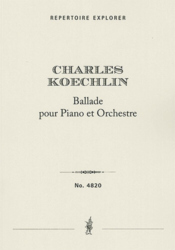 Ballade pour Piano et Orchestre  Keyboard & Orchestra  