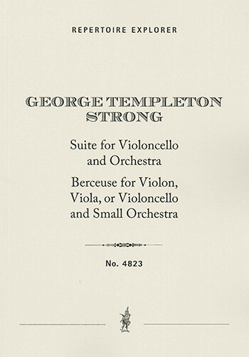 Suite for Violoncello and Orchestra and Berceuse, Lullaby for Violon, Viola, or Violoncello and Smal  Solo Instrument(s) & Orchestra  