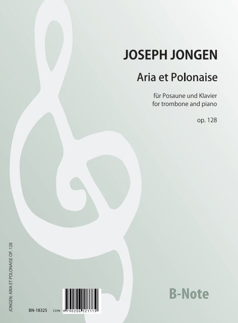 Aria et polonaise für Posaune und Klavier op.128  Posaune,Klavier  Partitur und Stimmen