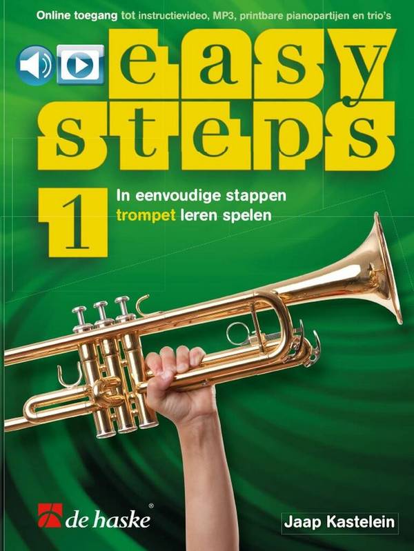 Easy Steps 1 trompet  Trumpet  Book & Media-Online