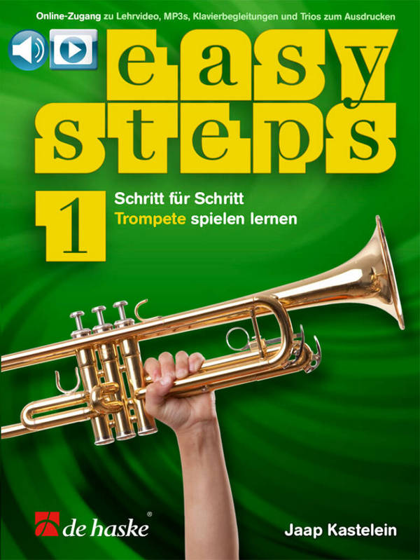 Easy Steps 1 Trompete (DE)  Trumpet  Book & Media-Online