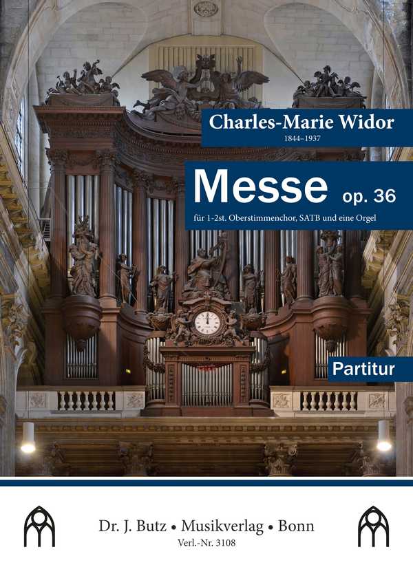 Messe op. 36  für 1-2st. Oberstimmenchor, SATB und eine Orgel  Partitur