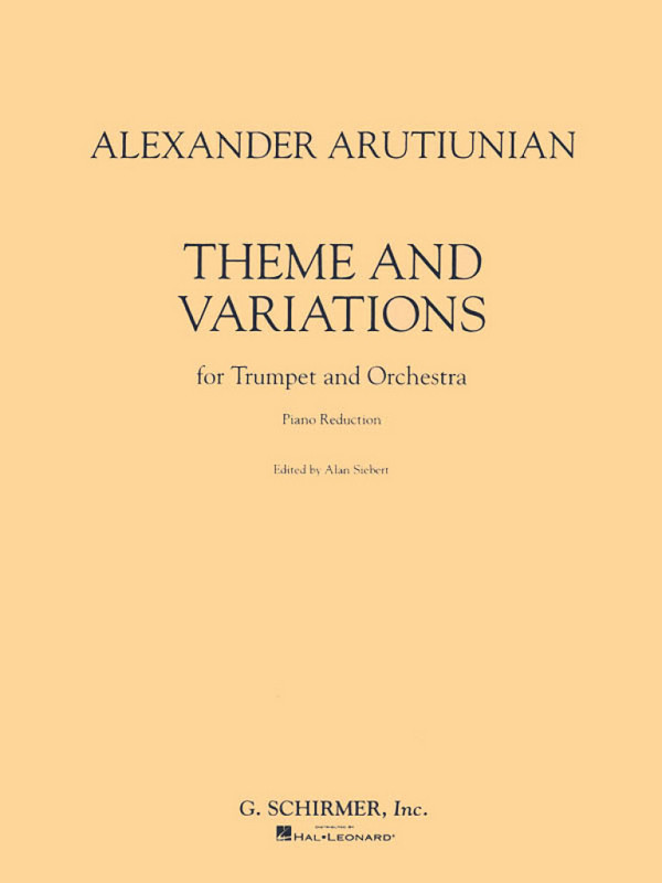 Theme and Variations  Trompete und Klavier  Klavierauszug
