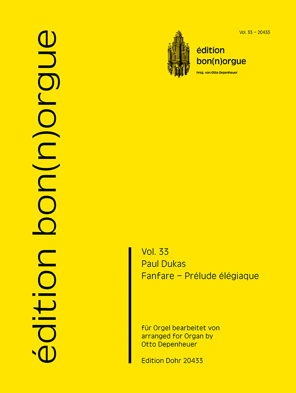 Fanfare - Prélude élégiaque  für Orgel   