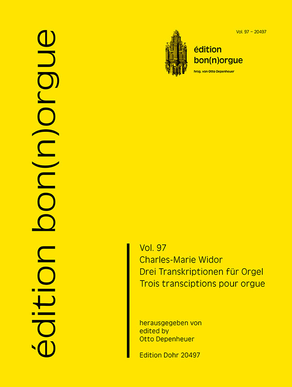 3 Transkriptionen  für Orgel   