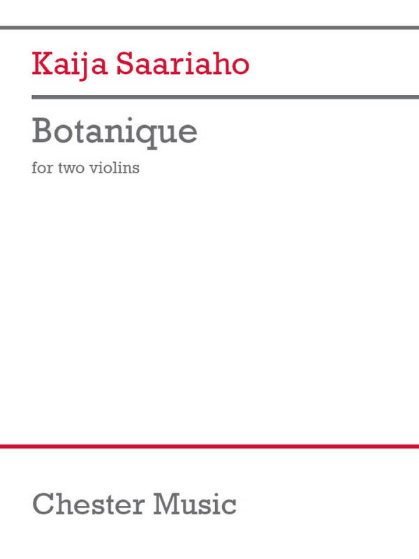 Botanique  Violin Duet  Book