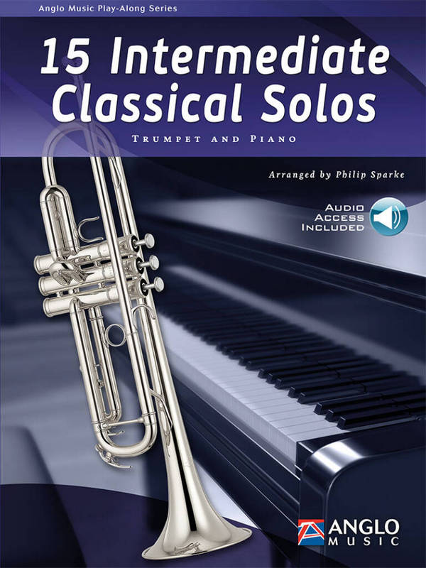 15 Intermediate Classical Solos  Trumpet and Piano  Book & Part & A-Online