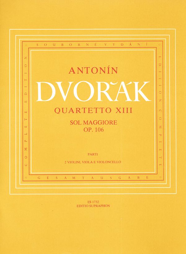 Streichquartett G-Dur op.106&nbsp;&nbsp;Stimmen&nbsp;&nbsp;