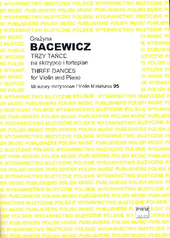 3 Dances  for violin and piano  