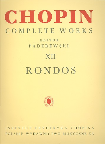 Rondos for piano and for 2 pianos&nbsp;&nbsp;complete works vol.12&nbsp;&nbsp;