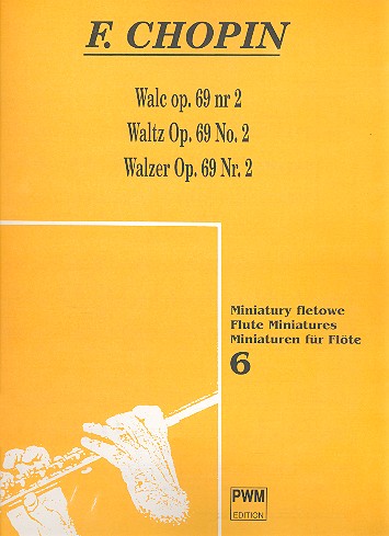 Walzer op.69,2 für Flöte und Klavier&nbsp;&nbsp;&nbsp;&nbsp;
