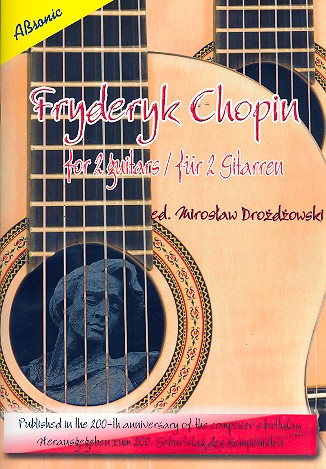 Fryderyk Chopin for 2 guitars  score  