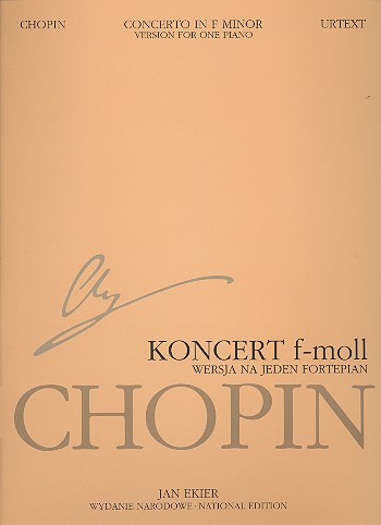 National Edition vol.14 A 13b  Concerto in f minor op.21 for piano and orchestra  (version for 1 piano)