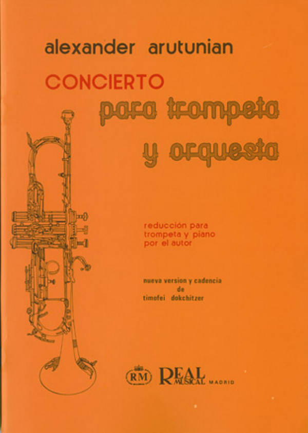 Concierto  para trompeta y orquesta  für Trompete und Klavier
