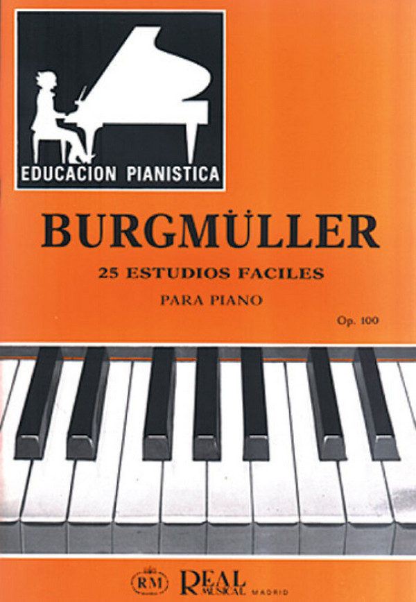 25 Estudios Fáciles para Piano, op.100  para piano   
