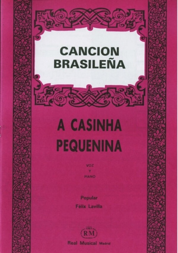 A Casinha Pequenina  Piano and Vocal  Buch