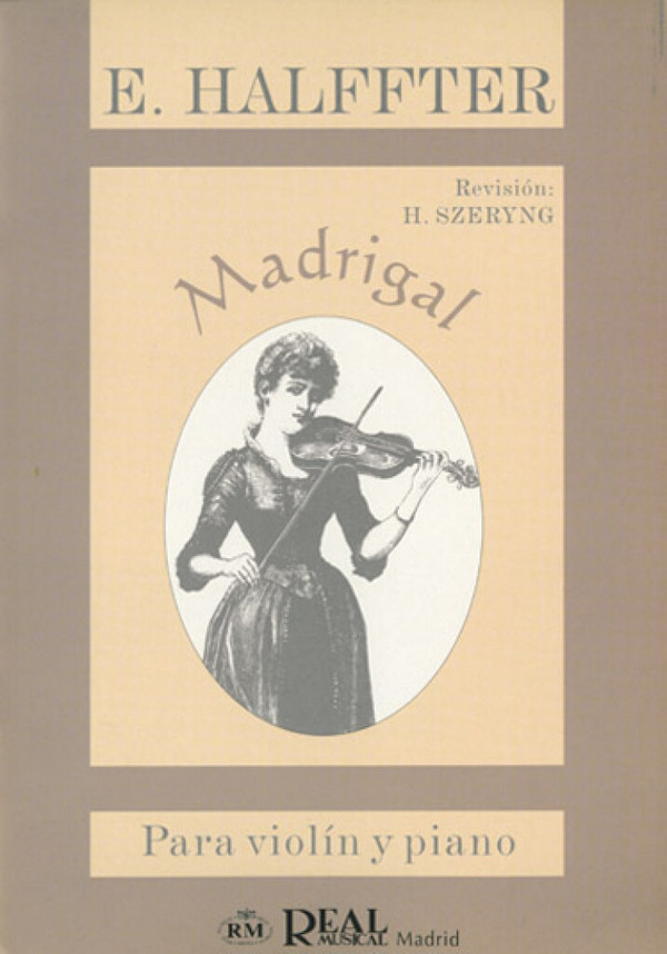 Madrigal, para Violín y Piano&nbsp;&nbsp;Violine und Klavier&nbsp;&nbsp;Buch