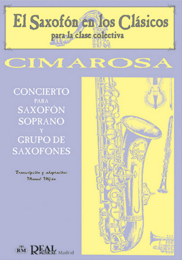 Concierto par Saxofón Soprano y Grupo de Saxofones  Saxophone  Buch