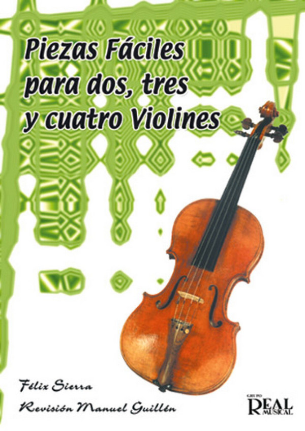 Piezas fáciles  para 2-4 violines  partitura