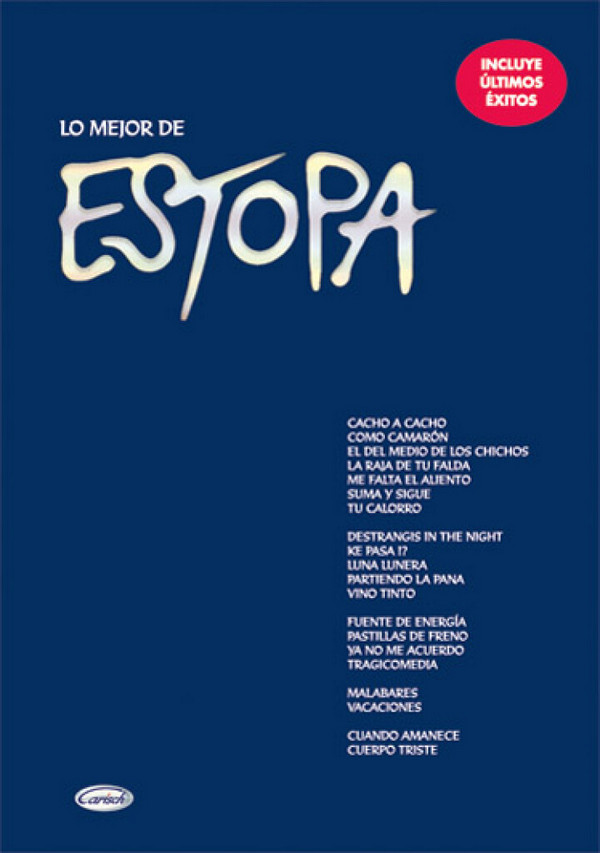 Estopa: Lo mejor de&nbsp;&nbsp;songbook for piano/vocal/guitar&nbsp;&nbsp;