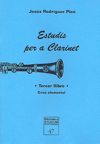 Etüden Band 3 für Klarinette    