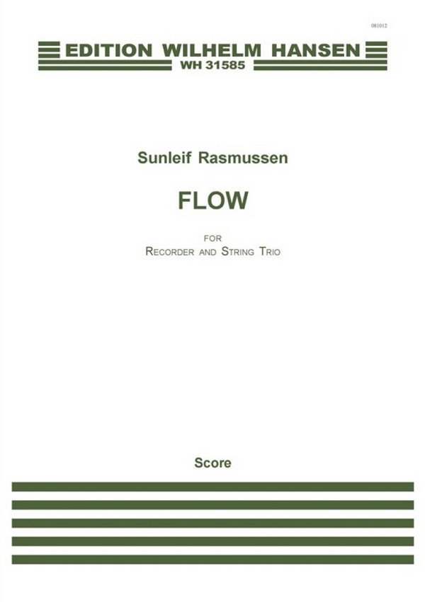 Flow  for recorder, violin, viola and violoncello  score