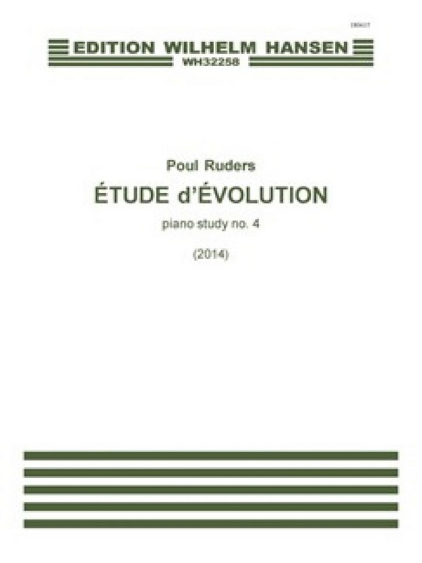 WH32258 Étude d'Evolution  for piano  