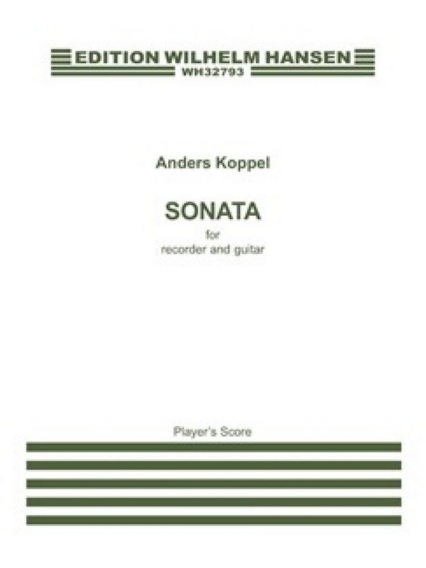 WH32793 Sonata&nbsp;&nbsp;for recorder and guitar&nbsp;&nbsp;