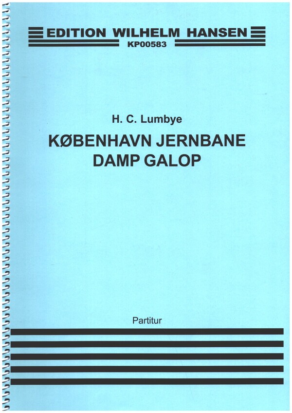 Kobenhavn Jernbane Damp Galop  for orchestra  full score