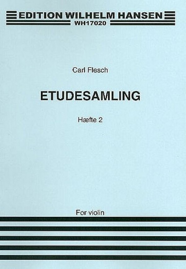 Etudesamling vol.2  for violin  