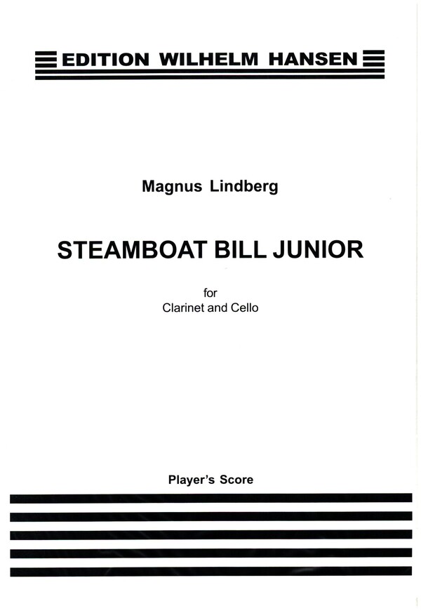 Steamboat Bill Junior&nbsp;&nbsp;for clarinet and cello&nbsp;&nbsp;player's score