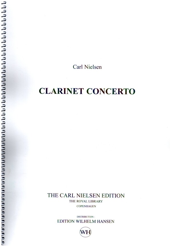 Clarinet Concerto op.57  for clarinet and orchestra  score