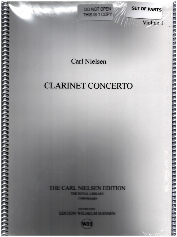 Clarinet Concerto op.57  for clarinet and orchestra  set of parts