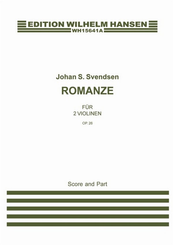 Romanze op. 26  für 2 Violinen  Spielpartitur und Violine 1