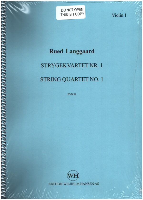 String Quartet no.1 BVN68  for string quartet  parts