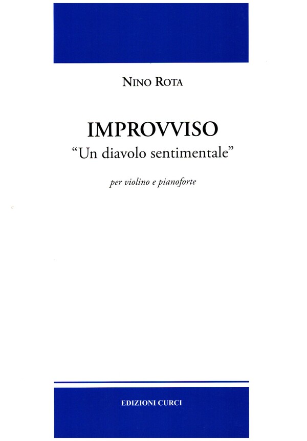Improvviso  per violino e pianoforte  