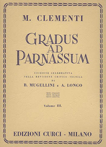 Gradus ad parnassum vol.3  for piano (dt/fr/sp)  