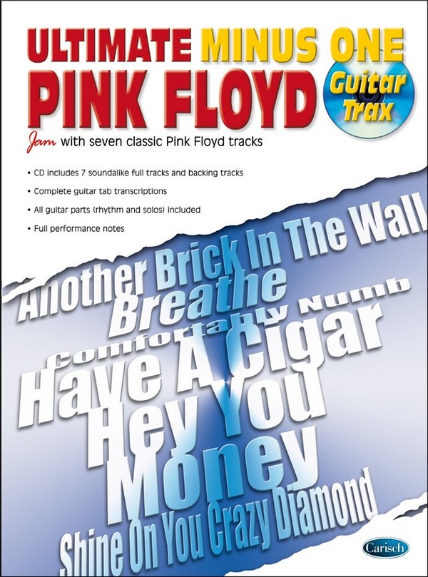 Pink Floyd Guitar Trax (+CD):&nbsp;&nbsp;Jam with 7 classic Pink Floyd tracks&nbsp;&nbsp;