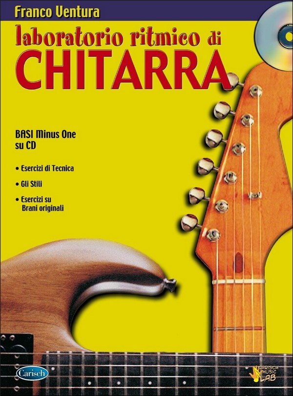 Franco Ventura, Laboratorio Ritmico Di Chitarra&nbsp;&nbsp;Gitarre&nbsp;&nbsp;Buch + CD