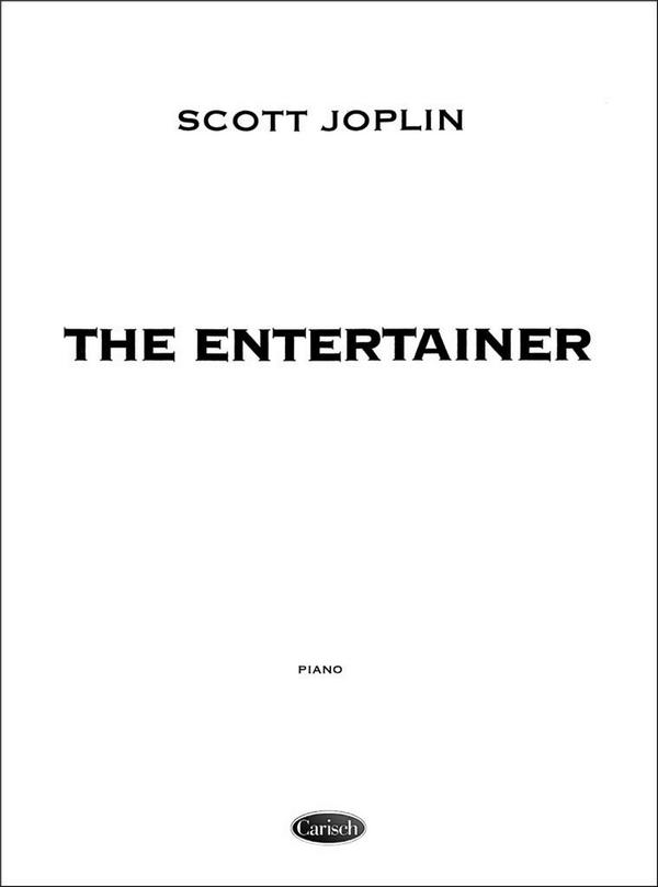 Scott Joplin, The Entertainer&nbsp;&nbsp;Klavier&nbsp;&nbsp;Buch