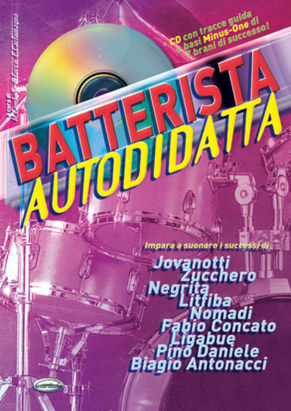 Massimiliano Zambelli, Batterista Autodidatta Con Cd&nbsp;&nbsp;Schlagzeug&nbsp;&nbsp;Buch + CD