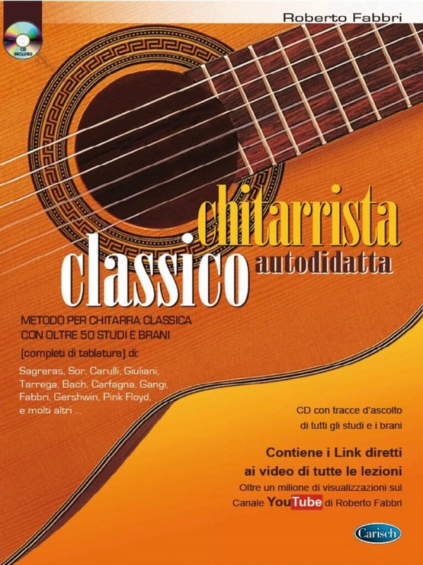 Roberto Fabbri, Chitarrista Classico Autodidatta&nbsp;&nbsp;Gitarre&nbsp;&nbsp;Buch + CD