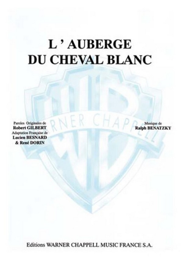 L'Auberge du Cheval Blanc&nbsp;&nbsp;Vocal and Piano&nbsp;&nbsp;Buch