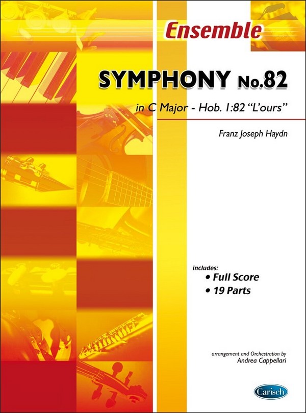 SYMPHONY C MAJOR NO.82 HOB.I:82&nbsp;&nbsp;FOR ORCHESTRA, SCORE AND PARTS&nbsp;&nbsp;CAPPELLARI, ANDREA,  ARR.