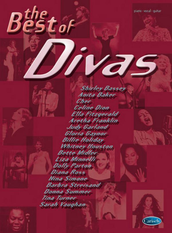 The Best of Divas:&nbsp;&nbsp;Songbook piano/vocal/guitar&nbsp;&nbsp;