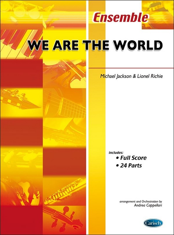 We are the World for orchestra&nbsp;&nbsp;score and parts&nbsp;&nbsp;