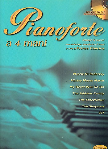 Pianoforte a 4 mani (+CD):&nbsp;&nbsp;antologia di successi&nbsp;&nbsp;trascrizioni per pianoforte a 4 mani